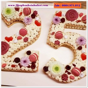 Bánh Sinh Nhật Chữ Cái & Số - RP28